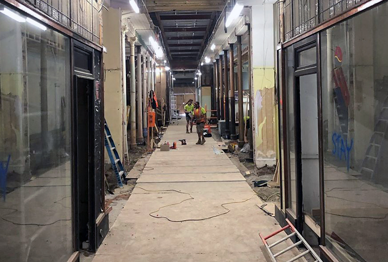 Melbourne's Linkd Group. - Electrical, voice and data cabling, and AV services - Projects - Beehive Building, Bendigo Mining Exchange (Bendigo, VIC)