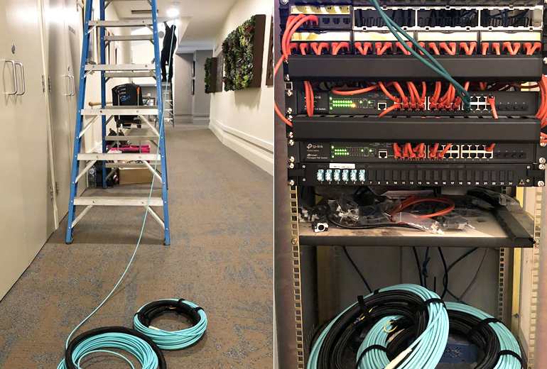 Melbourne's Linkd Group. - Electrical, voice and data cabling, and AV services - Projects - Tabulam and Templer Homes for the Aged Inc. (Bayswater, VIC)